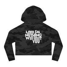 Load image into Gallery viewer, Nothing Without You Women's Crop Hoodie