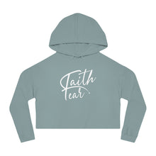 Load image into Gallery viewer, Faith Over fear Women's Crop Hoodie