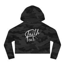 Load image into Gallery viewer, Faith Over fear Women's Crop Hoodie