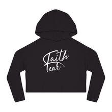 Load image into Gallery viewer, Faith Over fear Women's Crop Hoodie