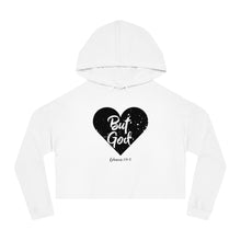 Load image into Gallery viewer, But God Women's Crop Hoodie