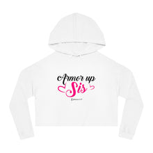Load image into Gallery viewer, Armor Up Sis Women's Cropped Hoodie