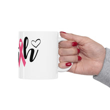 Load image into Gallery viewer, Faith Pink Ribbon Mug