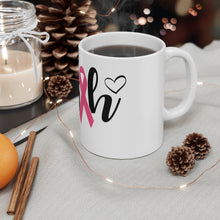 Load image into Gallery viewer, Faith Pink Ribbon Mug