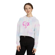 Load image into Gallery viewer, Faith Hearts Women’s Cropped Hoodie