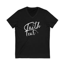 Load image into Gallery viewer, Faith Over fear V-Neck Tee