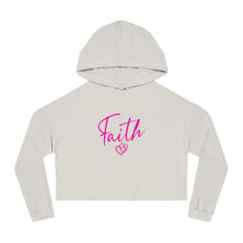 Load image into Gallery viewer, Faith Hearts Women’s Cropped Hoodie