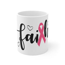 Load image into Gallery viewer, Faith Pink Ribbon Mug