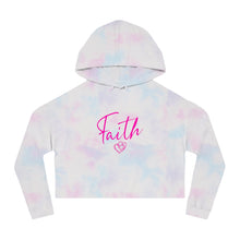 Load image into Gallery viewer, Faith Hearts Women’s Cropped Hoodie