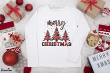 Load image into Gallery viewer, Merry Christmas Long Sleeve Tee