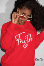 Load image into Gallery viewer, Faith Hearts Sweatshirt