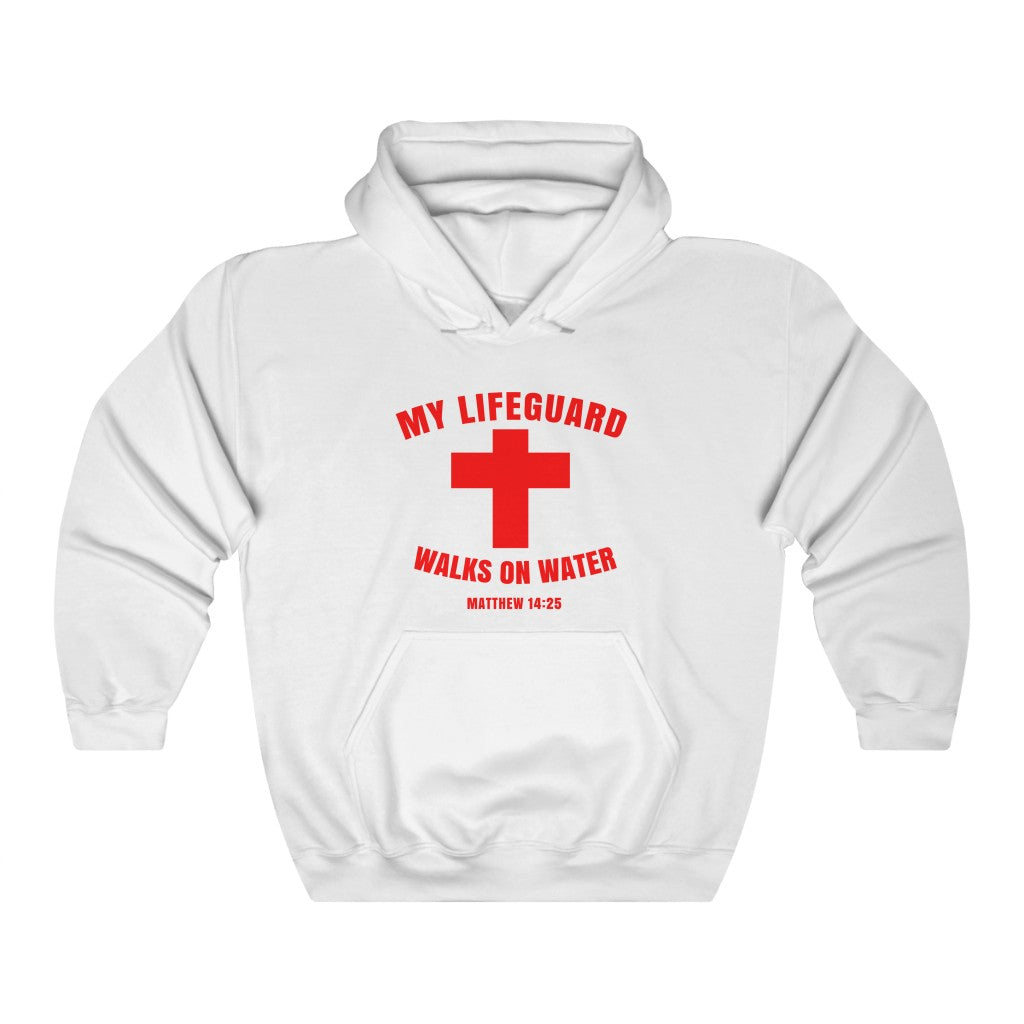 White lifeguard 2025 sweatshirt
